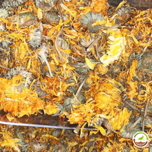 flores de caléndula deshidratadas