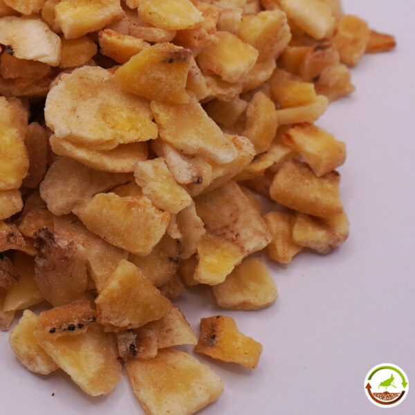 Plátanos deshidratados sin azúcar alimento para mascotas
