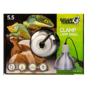 Portalámparas con pinzas para terrario